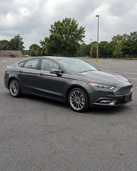 2018 Ford Fusion SE gray sedan rental Maryland BWI